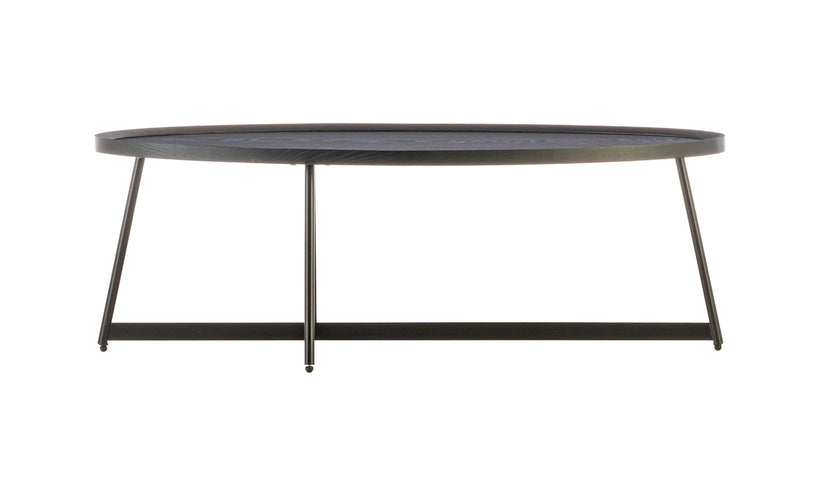 Niklaus Oval Black Coffee Table